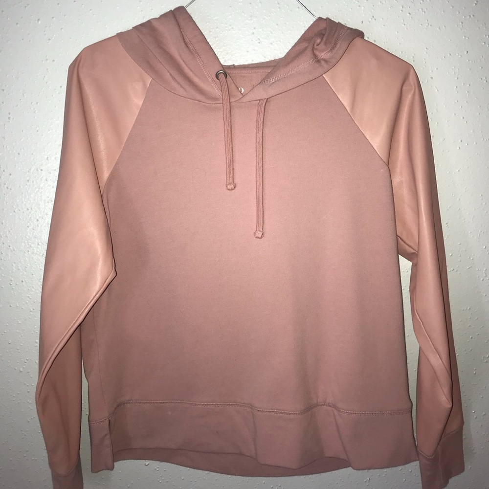 NY&C Cropped Dusty Pink Sweatshirt